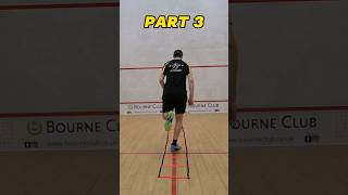 Try out this pattern ladder drills Squash footwork speed agility [upl. by Anailli]