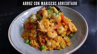 Como Preparar Arroz con Marisco Arrisotado  Receta Peruana [upl. by Oihsoy]