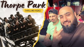 Best Thorpe Park Rides  A Fun Filled Day with Friends  Kids Fight At Thorpe Park [upl. by Bound]