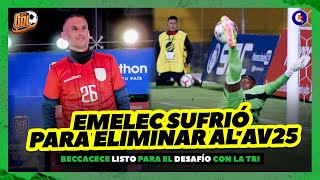 EMELEC SE SALVA DE LA VERGÜENZA  BECCACECE SE PUSO LA PIEL DE LA TRI  GRITO DE GOL  CROMACLIC [upl. by Anitak]