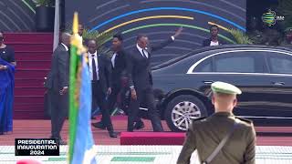 President Kagame and First Lady Jeannette Kagame have arrived at Amahoro Stadium where President K [upl. by Profant]