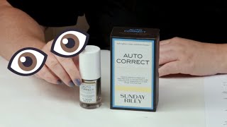 SUNDAY RILEY 👁 👁 Auto Correct Brightening and Depuffing Eye Contour Cream Review amp How to Use [upl. by Mokas]