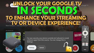 🔓 Unlock Your Google TV in Seconds 🔓 [upl. by Stricklan]