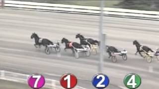 quotBolt The Duerquot sets the World Record Time in Harness Racing 1474 [upl. by Eerolam]