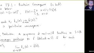 Lecture 171  Pointwise Convergence Is Bad [upl. by Milinda]