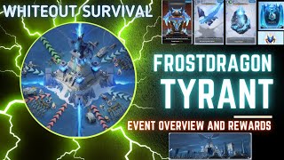 FrostDragon Tyrant Event  Overview and Rewards  New Skins and New Event of Whiteout Survival [upl. by Lavud72]