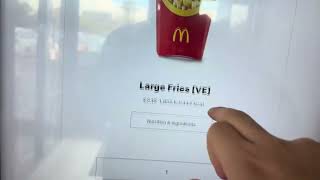 Acrelec Self Ordering Kiosk at McDonald’s Whitstable [upl. by Ahsote]