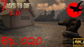 Building Outpost and Trader Jen  7 Days To Die Gameplay Ep 020 [upl. by Nosam]