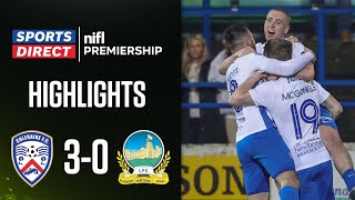 Friday night delight for Bannsiders  Coleraine 30 Linfield  sportsdirectprem [upl. by Ecienal293]