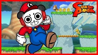 Super Mario Wii U SPEED RUN Lets Play with Combo Panda [upl. by Tarra]