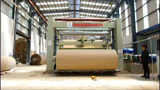 Waste Paper Recycling  3600mm 250TPD Kraft Paper  Fluting Paper  Corrugated Paper Production Line [upl. by Aititel80]