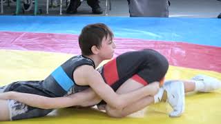 Wrestling  Ringen LM Sachsen 2024 in Plauen Jugend B U14 38 kg Freestyle Stadler  Avkhadov [upl. by Holds]