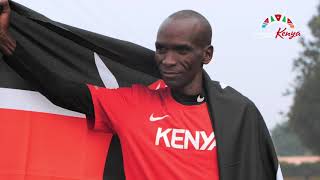 London Marathon Eliud Kipchoge’s message to Kenyans [upl. by Noirod396]