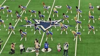 2024 Dallas Cowboys Cheerleaders pregame performance thunderstruck dance 91524 vs new Orleans [upl. by Selassie]