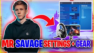 Fortnite Chapter 3 MrSavages NEW Settings Keybinds Sens amp Setup UPDATED [upl. by Keheley]