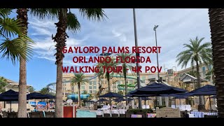 Gaylord Palms Resort Orlando Florida  Walking Tour  4K POV [upl. by Quintilla665]