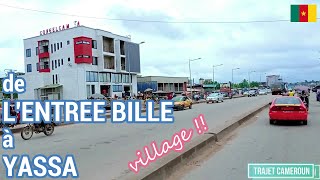 Douala  Cameroun De lEntrée Bille à Yassa  Trajet Cameroun [upl. by Ewart]