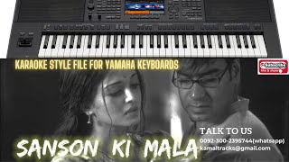 sanson ki mala pe karaoke style file for yamaha keyboard by shahid kamalsong yamaha [upl. by Wanyen]