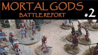 Mortal Gods Battle Report 2 Athenians Vs Carthaginians  Kill the Traitor [upl. by Leahciam]