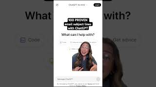Generate 100 PROVEN email subject lines with ChatGPT [upl. by Irvin]