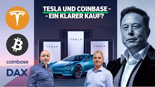 Starke Zahlen von Tesla Weiter Kaufen Coinbase  DAX  Tesla [upl. by Lleroj]