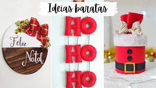 15 Ideias Baratinhas para o NATAL  Decore sua casa gastando pouco Faça você mesmo [upl. by Gorlin]