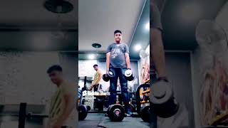 Shoulder Shrugs Dumbbells Workoutrsvlogs2789reelstrendingyoutubereelsdumbellsshoulderdayviral [upl. by Luhar]