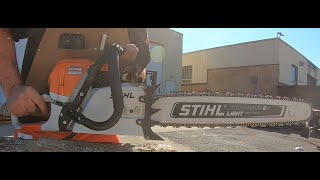 STIHL MS400 and MS362 BARK BOXa fun comparison for you [upl. by Hazeghi676]