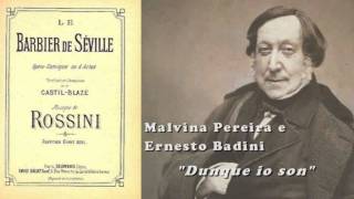 Malvina Pereira e Ernesto Badini  quotDunque io sonquot  Il Barbiere di Siviglia  Rossini [upl. by Salangia871]