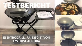 ► TestVideo des elektrischen Standgrills „FA53501“ von TZS First Austria auf Deutsch ☑ [upl. by Aicilaanna776]