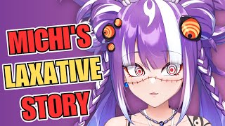 Michi tells the lemon laxative story 【Michi Mochievee】 [upl. by Siaht982]