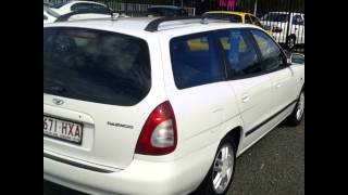 1998 Daewoo Nubira J100 CDX Eurowagon White 4 Speed Automatic Wagon [upl. by Healion]