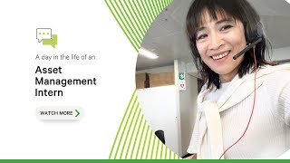 A day in the life of an Asset Management Intern  Airin Gomura [upl. by Hctim893]