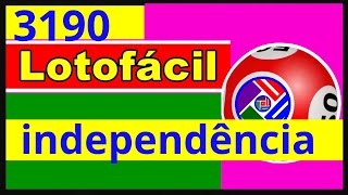 Sobre o Resultado Lotofácil 3190 neste Segunda feira 0909 Resultado da lotofacil independência [upl. by Kingsbury]