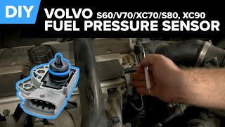 Volvo Fuel Pressure Sensor Replacement  Easy DIY S60 V70 XC70 S80 XC90 [upl. by Drahnreb]