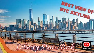 Liberty State Park  Best view of NYC Skyline  Things to do in Jersey City nyc [upl. by Pani]