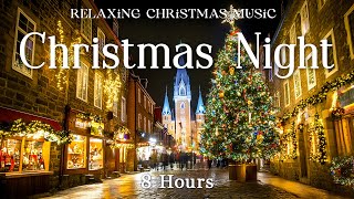 Relaxing Christmas Carol Music  8 Hours  Quiet and Comfortable Instrumental Music  Cozy and Calm [upl. by Orv931]