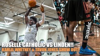 Roselle Catholic amp Linden SQUARE OFF Full Game Highlights [upl. by Ailla447]