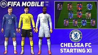 FIFA Mobile 22 Android Gameplay  Player Face And Card Rating  Chelsea FC Full Squad [upl. by Jochbed]