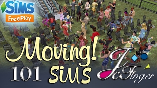 The Sims FreePlay 👭   MOVING 101 Sims   👫by Joy [upl. by Alleras]