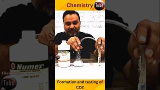 LABORATORY PREPARATION OF CARBON DIOXIDE GAS [upl. by Yvi]