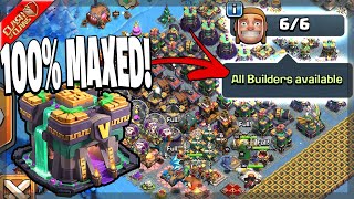 MY TOWN HALL 14 IS NOW A MAX TH14 WITH MAX WALLS Clash of Clans [upl. by Matias725]