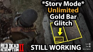 Red Dead Redemption 2  80 GOLD BAR GLITCH STILL WORKS [upl. by Nattirb18]