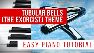 Tubular bells  The Exorcist piano tutorial  shorts [upl. by Mini724]