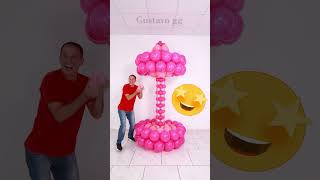 BIRTHDAY DECORATION IDEAS AT HOME 🥳 balloon video 🎈 balloon cartoon tiktok cartoon balloon [upl. by Gibun595]