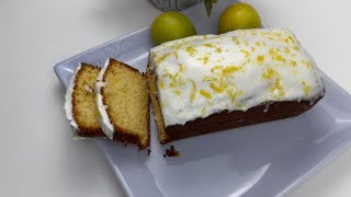 Delicious lemon cake with a twist using limoncello liqueur for a real boozy treat [upl. by Hajidahk]