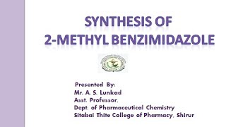 Synthesis of 2 Methyl benzimidazole [upl. by Tiertza952]