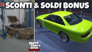 SCONTI E SOLDI BONUS SU GTA ONLINE AGGIORNAMENTO SETTIMANALE [upl. by Herwig603]