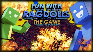 Experimentos com MINAS TERRESTRES  Fun With Ragdolls The Game [upl. by Damita750]