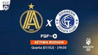 Ao vivo  AA Aparecidense X Goianésia EC  Campeonato Goianão 2024 [upl. by Eelam]